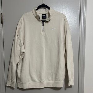 Nike Cream Quarter-Zip Pullover